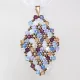 Symphony - Shea Rhombus M-Violet Organza - 2